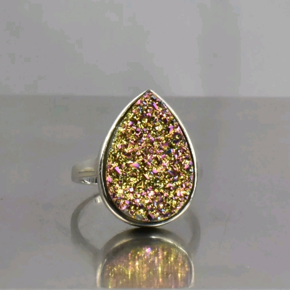 Sterling Shimmering size 7.75 ring